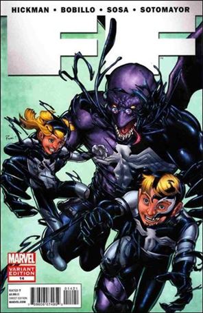 FF (2011) issue 14-B Michael Ryan 1:50 Venom Cover