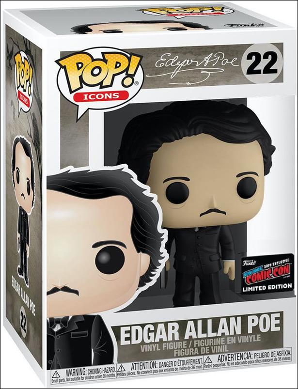 POP! Icons figure 22 Edgar Allan Poe (w/ Book) NYCC Exclusive