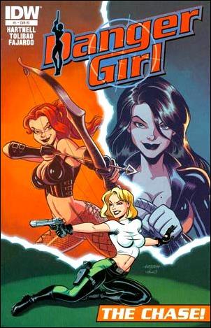 Danger Girl: The Chase issue 1-B Loston Wallace 1:10 "IDW Animated" Cover