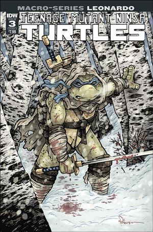 Teenage Mutant Ninja Turtles Macro-Series issue 3 David Petersen Cover