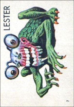 Ugly Stickers (1965) (Base Set) card 7-B Lester