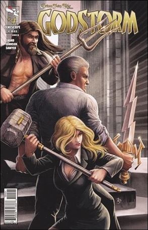 Grimm Fairy Tales Presents Godstorm issue 4-B Douglas Sirois Cover
