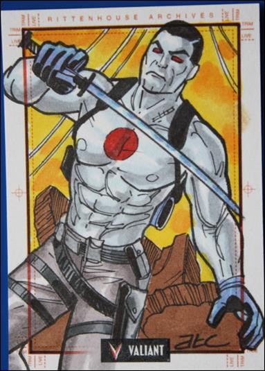 2013 Valiant Comics Preview Trading Card Set (Sketch Card Subset) card AC-09