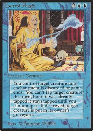 Magic the Gathering: Limited Edition Beta (Base Set) card 53 Control Magic