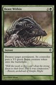 Magic the Gathering: New Phyrexia card 103 Beast Within