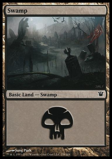 Magic the Gathering: Innistrad (Base Set) card 258 Swamp