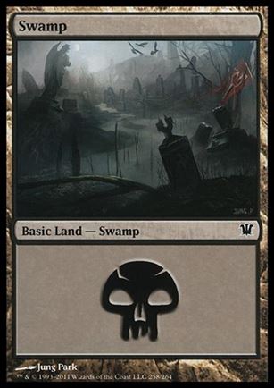 Magic the Gathering: Innistrad (Base Set) card 258 Swamp