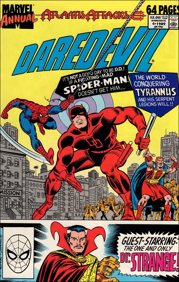 Daredevil Annual (1967) issue '4' Mislabeled as #4