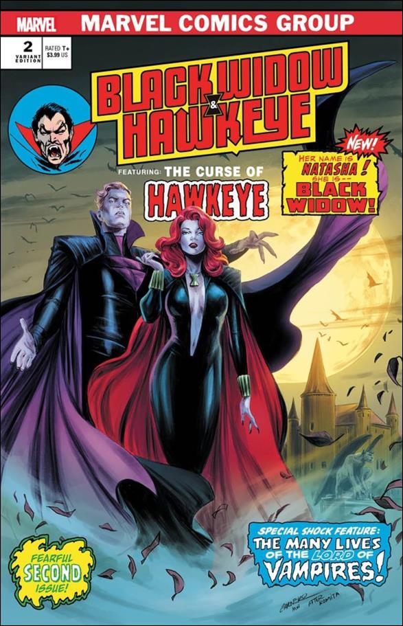 Black Widow & Hawkeye issue 2-B Carmen Carnero Vampire Cover