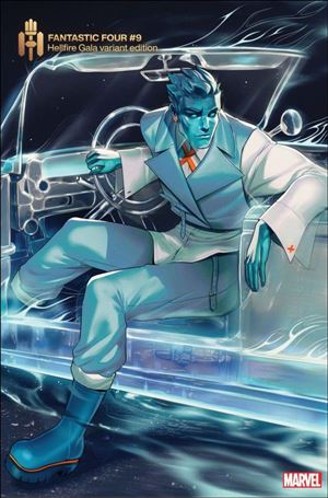 Fantastic Four (2022) issue 9-B Oscar Vega Hellfire Gala Cover