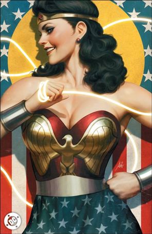 New History of the DC Universe issue 1-F Stanley 'Artgerm' Lau Foil Virgin Cardstock Cover