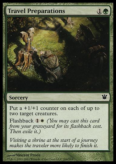 Magic the Gathering: Innistrad (Base Set) card 206 Travel Preparations