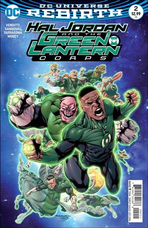 Hal Jordan and the Green Lantern Corps issue 2 Rafa Sandoval Cover