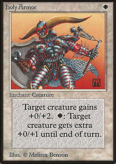 Magic the Gathering: Limited Edition Beta (Base Set) card 24 Holy Armor