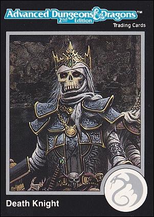 TSR 1991 Trading Cards Premier Edition Factory Set (Base Set) card 61 AD&D - Death Knight