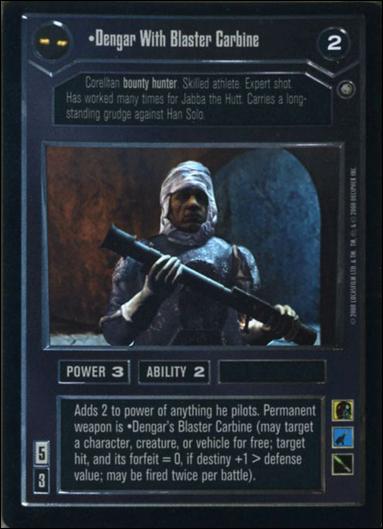 Star Wars: Reflections II: Expanding the Galaxy (Base Set) card 6 Dengar With Blaster Carbine