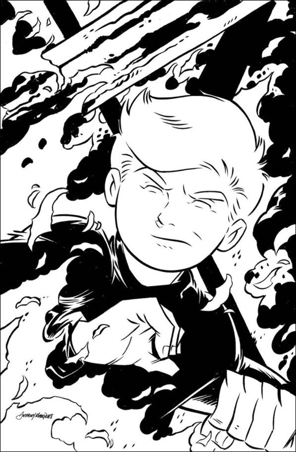 Jonny Quest (2024) issue 5-K Anthony Marques B&W 1:25 Virgin Cardstock Cover