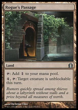 Magic the Gathering: Return to Ravnica (Base Set) card 245 Rogue's Passage