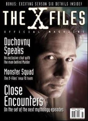Official X-Files Magazine Volume 1 issue 9-B Fox Mulder Closeup Cover