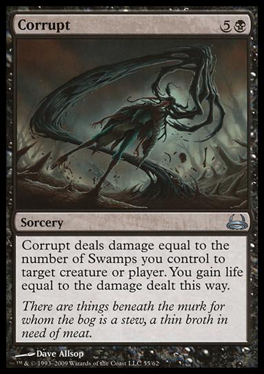 Magic the Gathering: Duel Decks: Divine vs. Demonic (Base Set) card 55 Corrupt