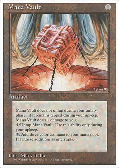 Magic the Gathering: 4th Edition (Base Set) card 334 Mana Vault