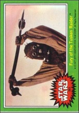 Star Wars: Series 4 (Base Set) card 261 Fury of the Tusken Raider
