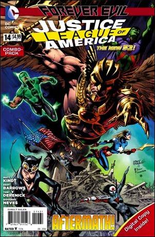 Justice League of America (2013)  issue 14-C Unbagged Eddy Barrows Cover Combo Pack