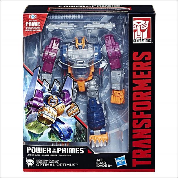 Transformers: Power of the Primes (Leader Class) figure 4 Evolution Optimal Optimus (w/ Optimus Primal)