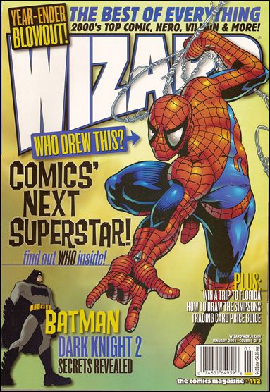 Wizard: The Comics Magazine issue 112 Lamont Wilkerson Spider-Man Cover