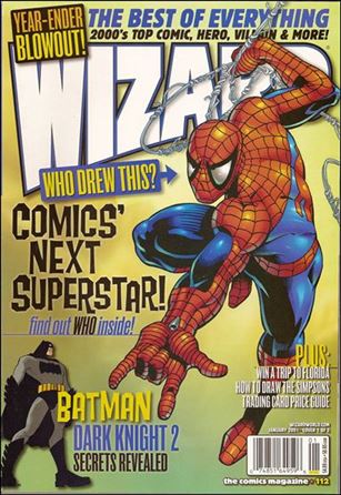 Wizard: The Comics Magazine issue 112 Lamont Wilkerson Spider-Man Cover
