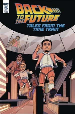 Back to the Future: Tales from the Time Train issue 5 Megan Levens Cover