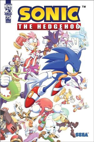 Sonic the Hedgehog (2018) issue 75-C Adam Bryce Thomas Wraparound Cover