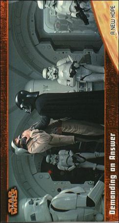 Star Wars Trilogy Widevision (Base Set) card 3 Demanding an Answer