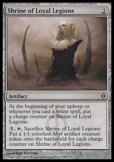Magic the Gathering: New Phyrexia card 155 Shrine of Loyal Legions