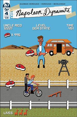Napoleon Dynamite issue 4-B Jeffrey Veregge Cover