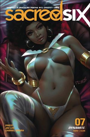Sacred Six issue 7-E Derrick Chew Cover