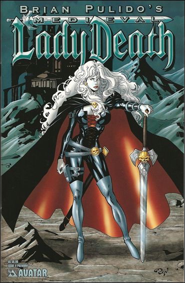 Brian Pulido's Medieval Lady Death issue 4-E Premium Cover