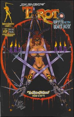 Tarot: Witch of the Black Rose issue 21 Tarot "Pentagram" Cover