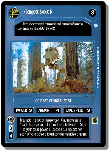 Star Wars: Endor Limited (Base Set) card 86 Tempest Scout 5