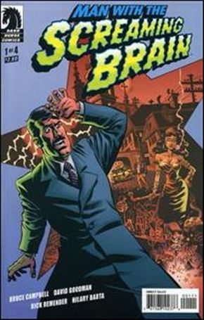 Man with the Screaming Brain issue 1-B Rick Remender Cover