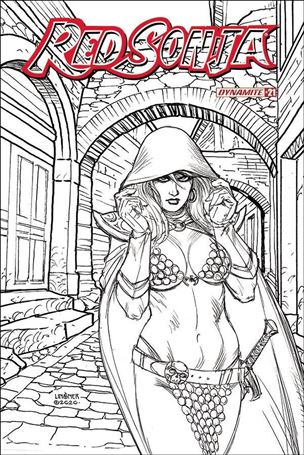 Red Sonja (2019) issue 21-G Joseph Michael Linsner 1:10 Black & White Cover