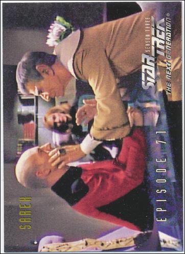 Star Trek: The Next Generation - The Episode Collection Season Three (Base Set) card 300 Sarek, Episode 71C