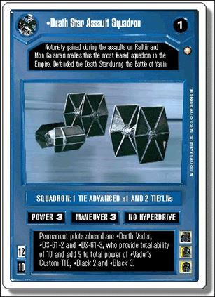 Star Wars: First Anthology (Base Set) card 3 Death Star Assault Squadron