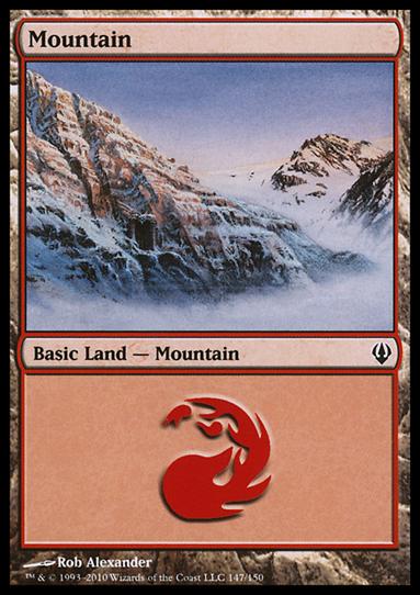 Magic the Gathering: Archenemy (Base Set) card 147 Mountain