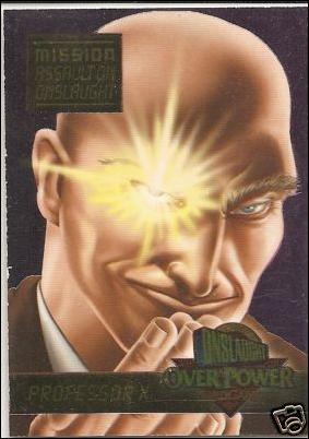 Marvel Ultra: Onslaught (Overpower Mission Powerblast Subset) card 1 Professor X 