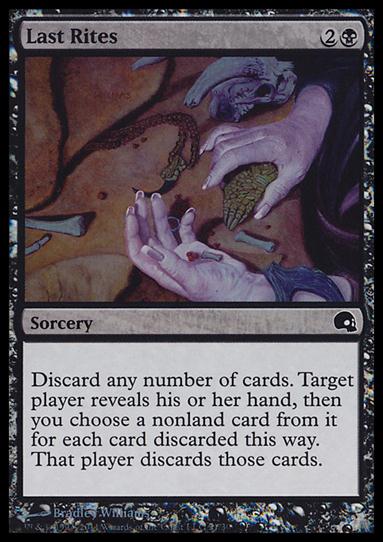 Magic the Gathering: Premium Deck Series: Graveborn (Base Set) card 21 Last Rites