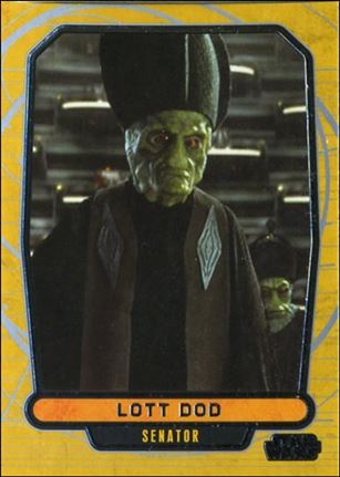 Star Wars Galactic Files (Base Set) card 25 Lott Dod Senator