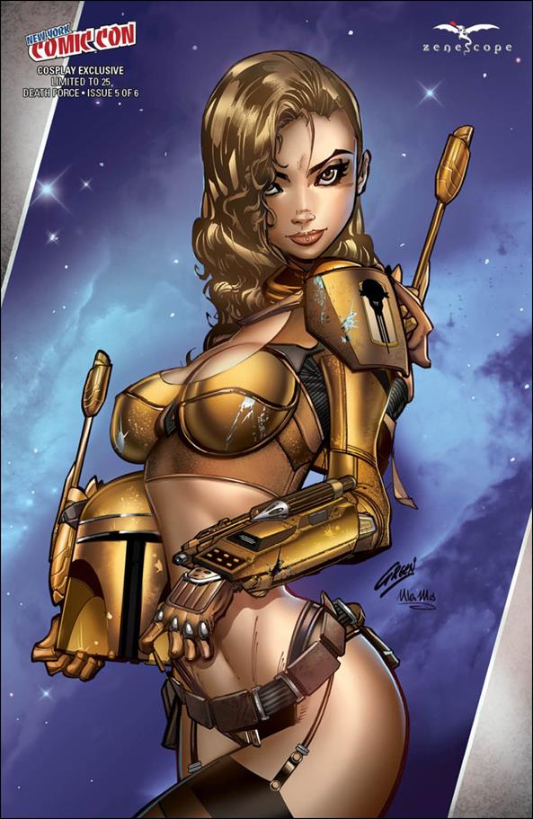 Death Force issue 5-H Paul Green New York Comic Con Cosplay Cover 1/25