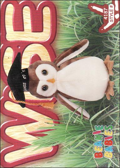 Beanie Babies Series 4 (Base Set) card 254 Wise