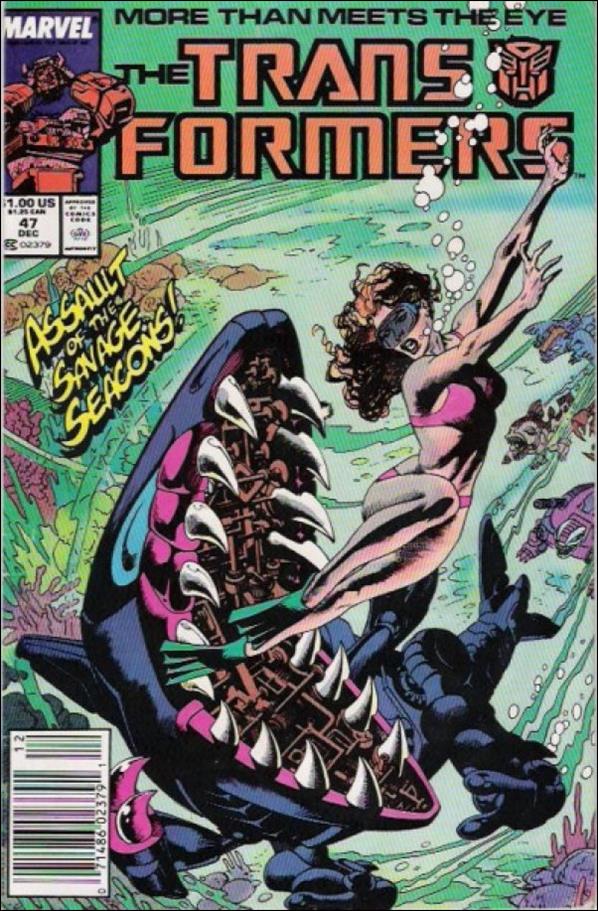 Transformers (1984) issue 47-B Newsstand Cover